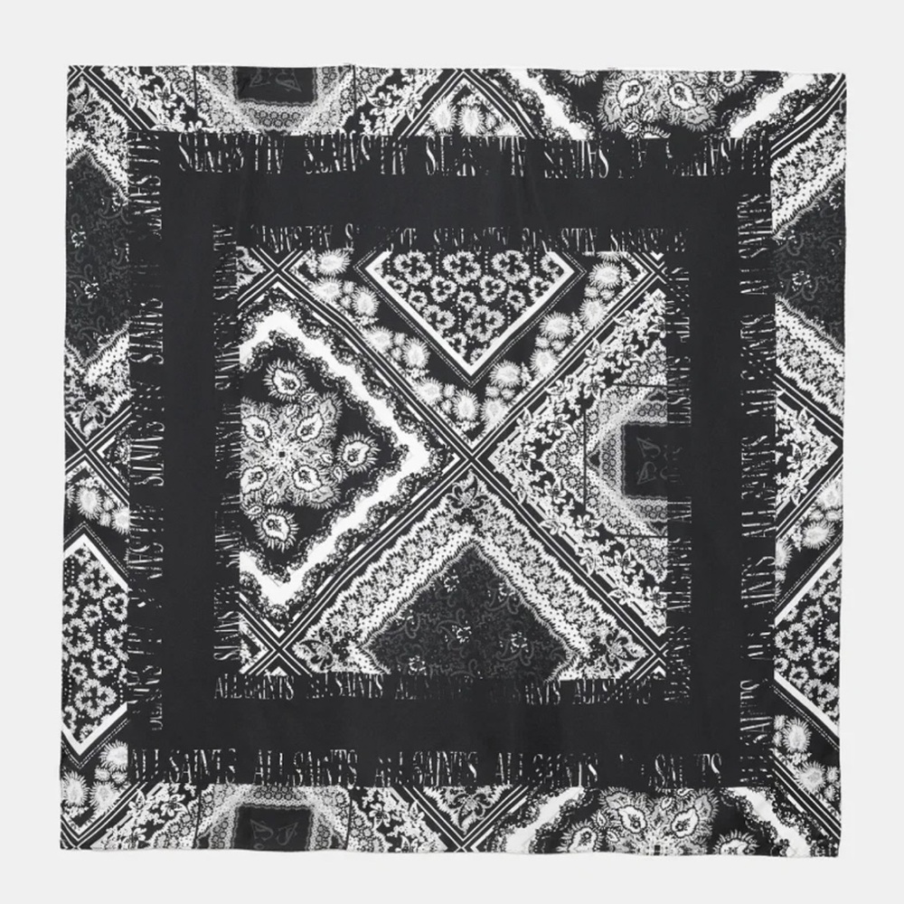 AllSaints Silk Paloma Scarf